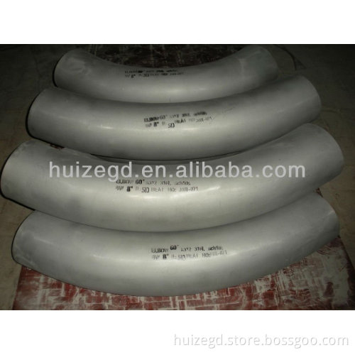 Long radius stainless steel BW bend